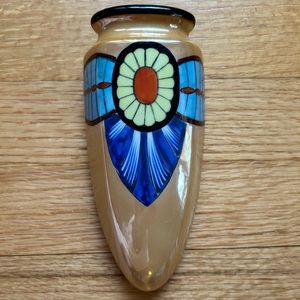 Vintage Lustreware Wall Pocket - Made in Japan